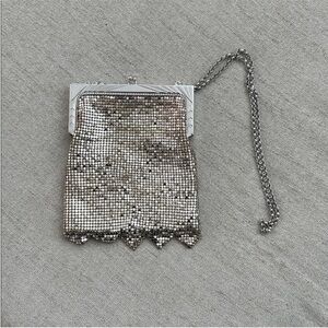Whiting & Davis Silver Mesh Wristlet